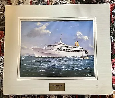 P&O CANBERRA Print Ian Hansen Still Sealed * Falklands War * • £45