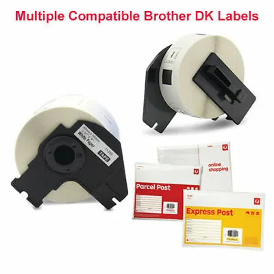 Compatible For Brother DK-11201 DK-11202 DK-22205 Label For QL-570 QL-700 • $35
