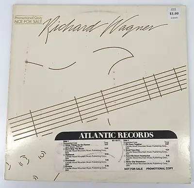 Richard Wagner - Self Titled (1978) PROMO Vinyl LP Record Guitar • $8