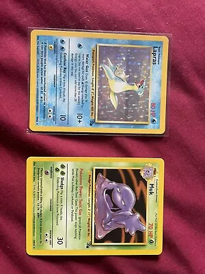 Lapras And Muk Fossil Set Pokemon Cards • £0.99