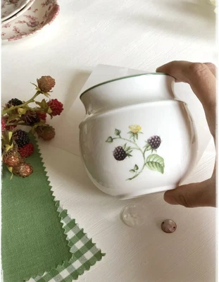 £4.99 • Buy Vintage Porcelain Sugar Bowl / Jam Honey Jar M&S Ashberry By ROYAL DOULTON