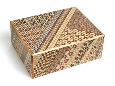 Extra Large Secret Puzzle Box 14 Steps Hakone Yosegi Zaiku Japan Handmade NEW • £832.64