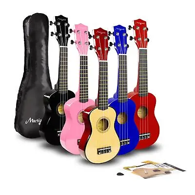 RockJam -Martin Smith UK-212-A Soprano Ukulele With Ukulele Bag & Chord Book • £17.99