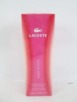 Lacoste Touch Of Pink Eau De Toilette Natural Spray 50ML Brand New Sealed • £50