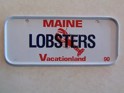 ADV21 Bike Bicycle License Plate Vintage Vanity Maine Lobsters Vacationland ME • $5.99