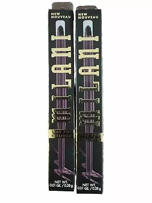 2 Milani Stay Put Eyeliner Waterproof Last Up To 16hr  03 Duchess  • $15