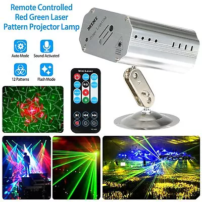 Mini Laser Projector Stage Lights LED R/G Lighting Xmas Party KTV DJ Disco Light • $26.63