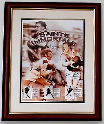 $124 • Buy St George Dragons Inmortals Signature Series Poster Framed Memorabilia