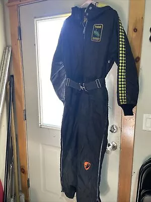 Vintage John Deere One Piece Snowmobile Suit Outdoor Winter Work Gear Medium • $95