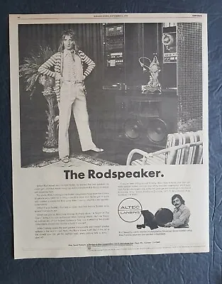 Altec Sound Speakers Rodspeaker Promo Print Advertisement Vintage 1976 • $12.29