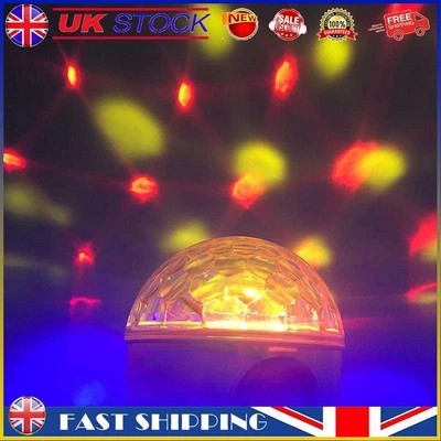 £5.74 • Buy Rotating LED Night Lamp USB Disco Stage Party Ball Colorful Light (Yellow) #gib