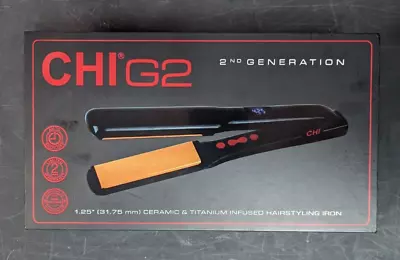 CHI G2 2nd Generation 1.25  Ceramic & Titanium Hairstyling Iron GF7057A 1C NEW • $80.39