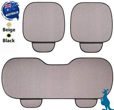 Breathable Car Seat Covers Canvas Cushions Mat For Toyota Front Rear Accessorise • $14.24