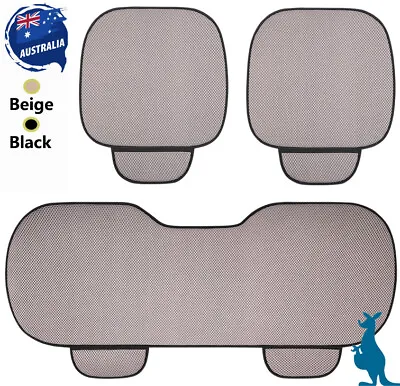 Breathable Car Seat Covers Front Rear Set Canvas Cushion For Isuzu D-Max MU-X AU • $27.07