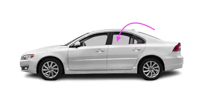 Fits: 2007-2016 Volvo S80 4 DR Behind Driver Rear Left Side Door Glass Laminated • $159.95