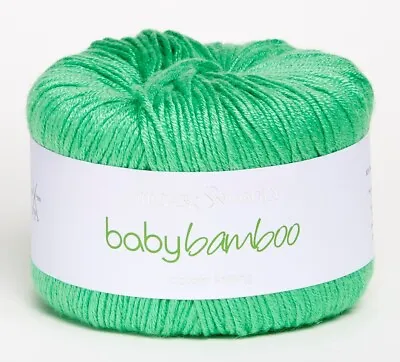 £2.49 • Buy Sirdar Snuggly Baby Bamboo DK 50g - 85 Granny Smith - Includes Pack Offers