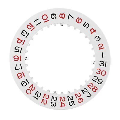 £36.53 • Buy Date Disc Roulette For Rolex Turnograph 3130/3135 16250 16253 16263 16264 Red/bk