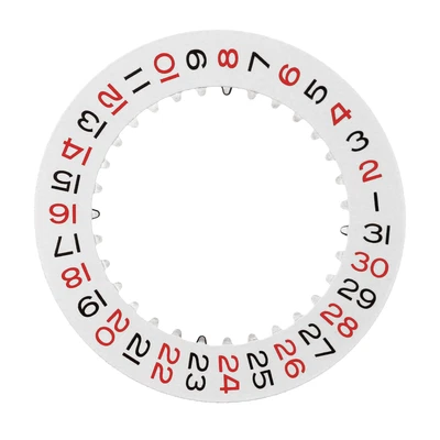 £36.53 • Buy Date Disc Roulette For Rolex Turnograph 3130/3135 16250 16253 16263 16264 Red/bk