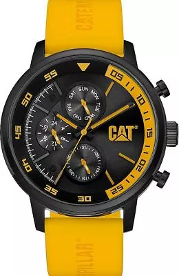 Men's CAT Caterpillar Sail Multifunction Yellow Band Watch AK16927127 • $149.24