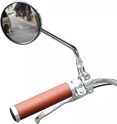 Vintage Bike Mirror Metal Bicycle Mirrors For Handlebars Rearview Mirror • $24.20