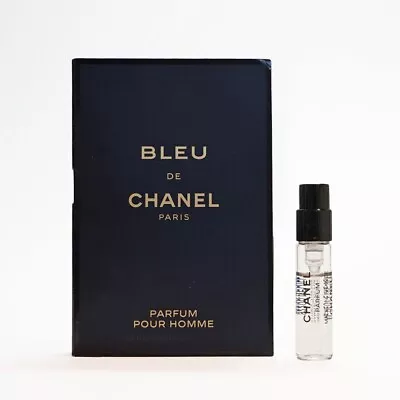 Bleu De Chanel PARFUM Pour Homme 1.5ml Mini Vial Spray Sample Perfume Brand New • $20