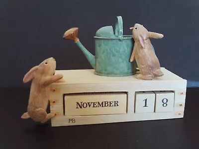 Marjolein Bastin  Nature's Sketchbook   Bunnies Perpetual Calendar - REPAIRED • $44.99