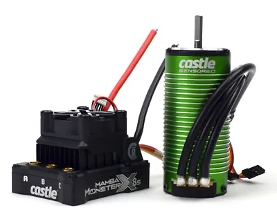 CSE010-0165-04  1/6 Mamba Monster X 8S 33.6V WP ESC With 1520-1650Kv Motor Combo • $379.95