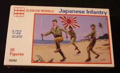 Glencoe Models - 20 Japanese Infantry - 54mm MARX Plastic Figures (EX) Box • $13.99