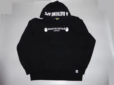 12496 Mastermind Japan X Bape Pullover Hoody Black S • $815