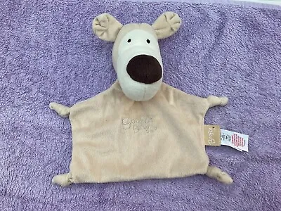 £7.99 • Buy Tesco Boofle Baby Plush Puppy Dog Comfort Blankie Doudou Blanket Beige