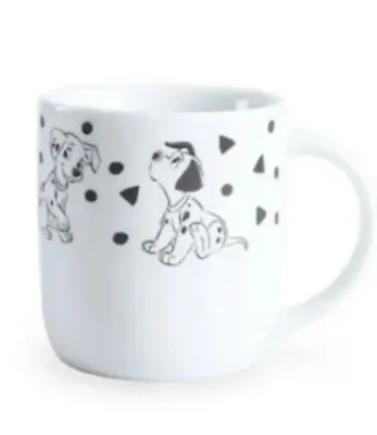 Disney 101 Dalmatians White Porcelain Mug Dishwasher & Microwave Safe Unused • £6.99