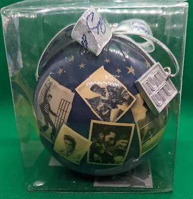 ‼️VTG HTF‼️2002 Vandor ELVIS PRESLEY 25th Anniversary Collage Christmas Ornament • $19.95