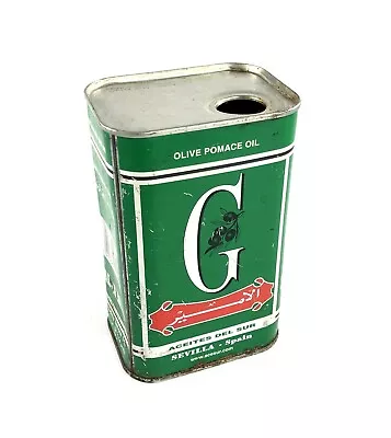 Oil Can Vintage Retro Style Oil Storage Al-Amir Olive Oil Storage Tin Jar I2-497 • $58