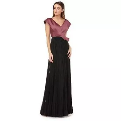 Kay Unger New York Dress Size 16/Mulberry/Black/Alex Zarate-Mother Of  Bride • $68
