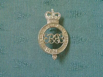 Honi Soit Qui Mal Y Pense - Cap Badge Two Fixings - See Pictures • £2.99