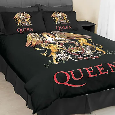 Queen Music ROCK Band KING Bed Quilt Cover Set. British Rock Band Logo • $61.63