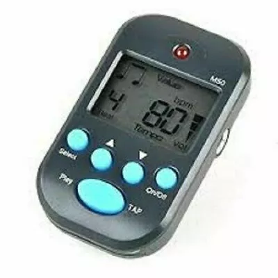 Black Portable LCD Digital Mini Metronome Beat Tempo W/ Cell Battery USA • $9.20