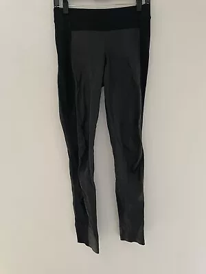 Vince Leather Leggings Black In Size 2 • $89