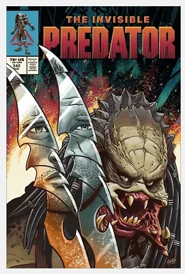 SDCC 2023 The Invisible Predator Movie Comic Cover Poster Giclee Print Art Mondo • $109.99