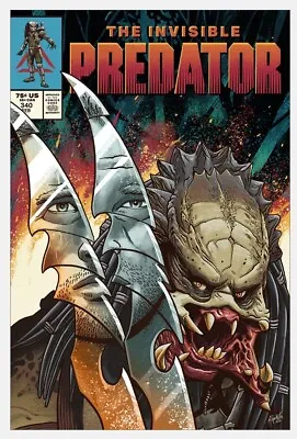 SDCC 2023 The Invisible Predator Movie Comic Poster Giclee Print 24x36 Mondo • $129.99
