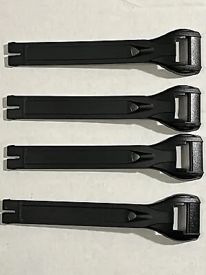 GAERNE Long Black Replacement Straps MOTOCROSS Motorcycle Street Dirt Bike BOOTS • $9.99