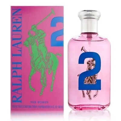 Ralph Lauren Big Pony No 2 Pink 50ml Eau De Toilette Spray For Women New Sealed • £27.49