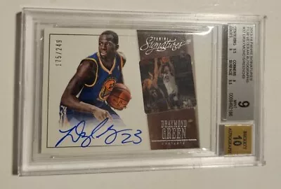 2013 Panini Signatures Draymond Green Film Veteran Autographs 175/249 BGS 9/10 • $59.99