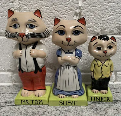 Lorna Bailey Cat Family Mr Tom Susie&Tinker Beautiful Condition Buy Now £195 • £195