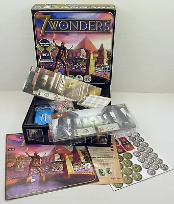 7 Wonders Board Game + Wonder Pack Expansion - Great Game Modern Classic - • £24.95