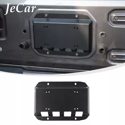 Tailgate Vent Cover License Plate Base Bracket For Jeep Wrangler JK JKU JL 2007+ • $142.99