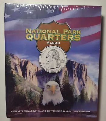 New Whitman Color Album 2882 National Park Quarter 2010-2021 P&D Mint Book(T21) • $12.49