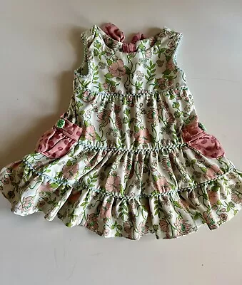 Matilda Jane Dress Baby Girls 3-6 Months Ruffle Hem Flowers 2018  Infant Dress • $9.99