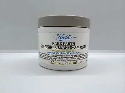 NEW Kiehl's Rare Earth Deep Pore Cleansing Masque - 4.2oz/125Ml • $16.79