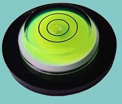 TARGET SPIRIT LEVEL INDICATOR ROUND BLACK CARAVAN MOTORHOME CAMPER VAN T4 T5 BUS • £4.99